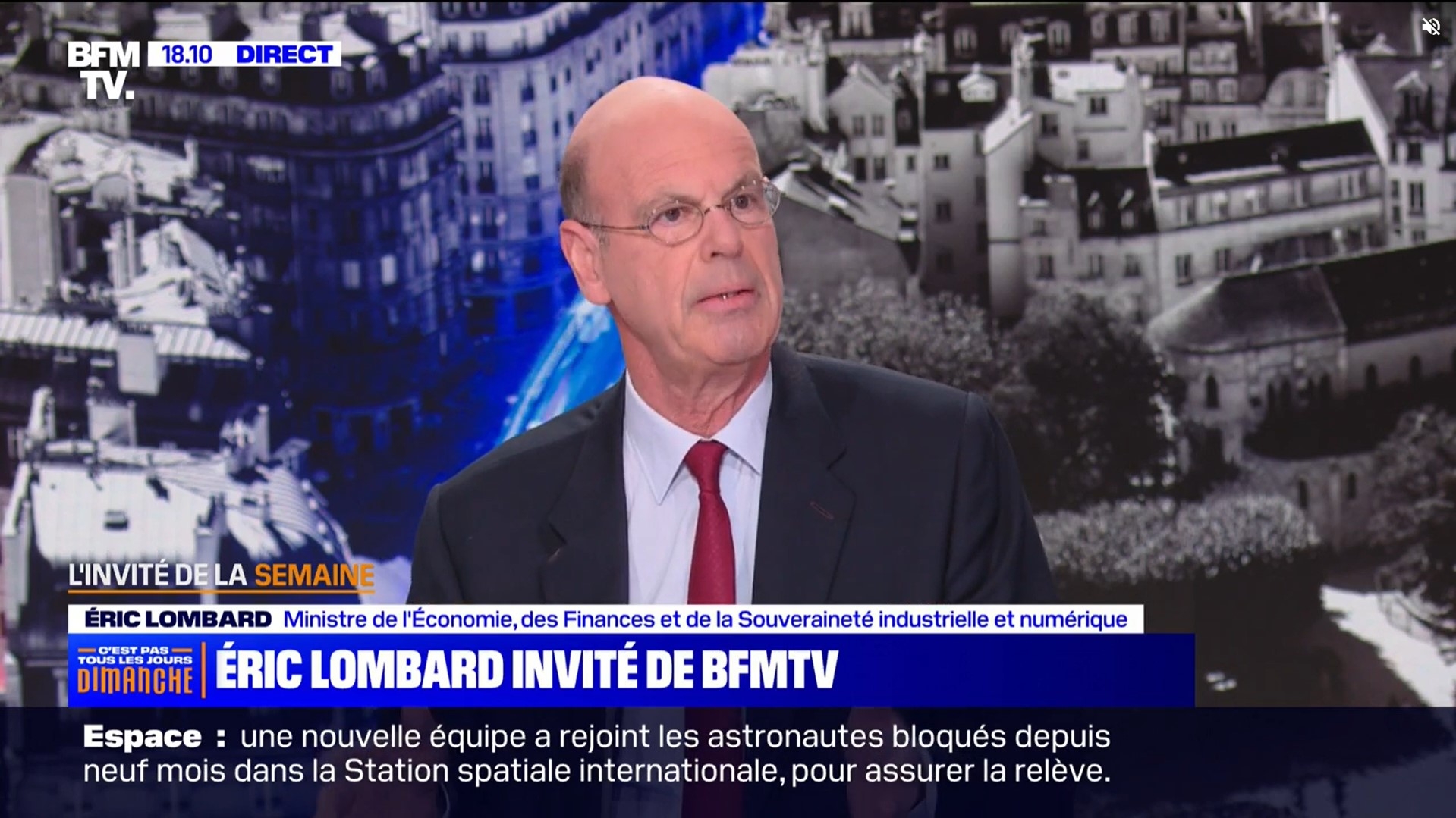 Eric Lombard invité de BFMTV le dimanche 16 mars - Presse - Ministère ...